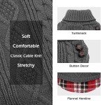 KYEESE Gingham Dog Sweater for Small Dogs