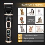 High-Power, Low Noise Rechargeable Dog Grooming Clipper