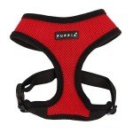 Puppia Soft Medium Dog Harness in Red