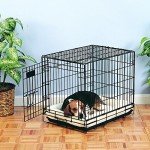 Slumber Pet Sherpa Crate Bed with Bumper Cushion