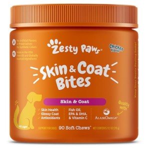 Zesty Paws Omega Bites for Skin & Coat