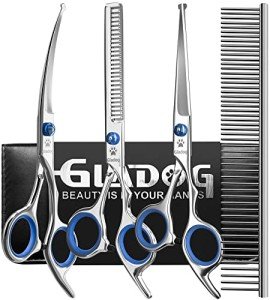 Professional Pet Grooming Scissors Set - 5 in 1