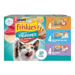 Purina Friskies Tasty Treasures Cat Food Variety Pack
