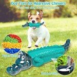 Durable Dog Toys for Aggressive Chewers (Blue)