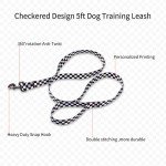 Adjustable Dog Harness and Leash Set - Checkered