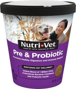 Nutri-Vet Soft Chew Pre and Probiotics, 120 Count