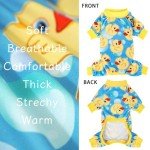 Cozy 4-Piece Dog Pajamas for Small Pups