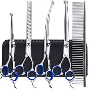 6-in-1 Stainless Steel Dog Grooming Scissors