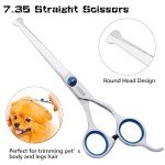 SCEDREAM 5-in-1 Safety Pet Grooming Scissors