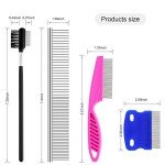 GUBCUB 2-in-1 Grooming Brush for Small Dogs