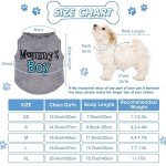 6 Pack Cozy Winter Shirts for Small Pets