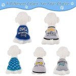 6 Pack Cozy Winter Shirts for Small Pets