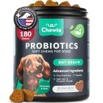 Probiotic Chews for Healthy Dogs - 180 Count