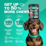 Probiotic Chews for Healthy Dogs - 180 Count