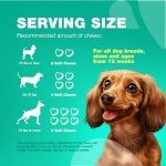 Probiotic Chews for Healthy Dogs - 180 Count