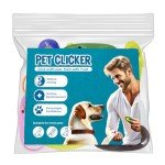 7-Pack Multicolor Dog Clickers with Wrist Bands