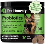 Pet Honesty Probiotics for Dog Gut Health 90ct