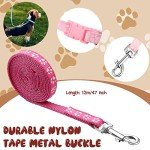 48-Piece Adjustable Dog Collar and Leash Set