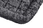 Gray Bolster Dog Bed for Crates, 22-Inch