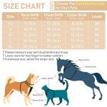 GAMUDA Reflective Adjustable Dog Harness and Leash