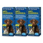 Pectillin Diarrhea Medication for Dogs and Cats 3-Pack