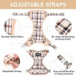 GAMUDA Reflective Adjustable Dog Harness and Leash