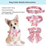 Cute Floral Collar and Leash Set for Dogs