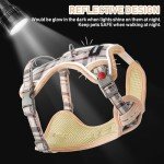 GAMUDA Reflective Adjustable Dog Harness and Leash
