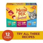 Meow Mix Seafood Favorites Chunky Cat Food Pack