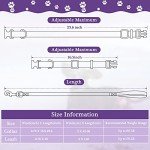 Weewooday 8-Piece Adjustable Dog Collar and Leash Set
