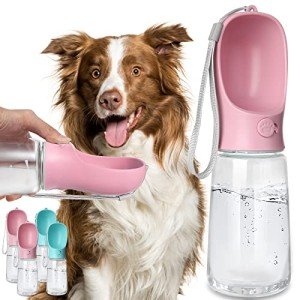Kalimdor Leak Proof Dog Water Bottle - 19oz Pink