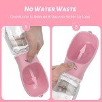 Kalimdor Leak Proof Dog Water Bottle - 19oz Pink