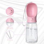 Kalimdor Leak Proof Dog Water Bottle - 19oz Pink