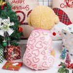Cozy Pink Dog Pajamas with Heart Print