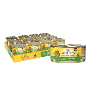 Wellness Grain-Free Turkey Dinner Cat Food 24-Pack