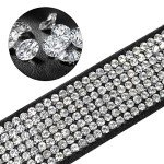 Bling Rhinestone Dog Collar and Leash Set