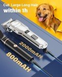 Rechargeable Waterproof Electric Dog Grooming Clipper