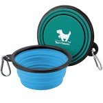 Travel-Friendly Collapsible Dog Bowls, 2-Pack