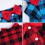 Plaid Dog and Cat Shirts - 3 Pack Set