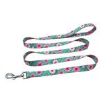 Rose Pattern Dog Collar and Leash Set for Small Dogs