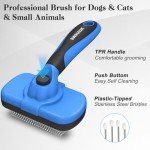 Self-Cleaning Slicker Brush for Dogs and Cats