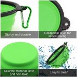 Portable Collapsible Dog Bowls, 2-Pack Set