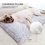 Deluxe Plush Washable Dog Bed - Anti-Slip Mat