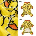 Funny Duck Dog Pajamas for Small Dogs
