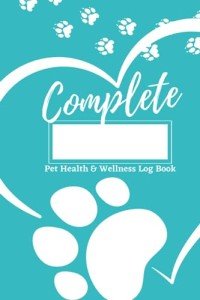 Pet Health Tracker Log Book - Blue