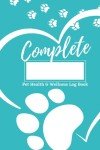 Pet Health Tracker Log Book - Blue