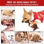 Christmas Squeaky Dog Tug Toy for Small Pets