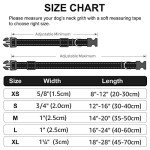 Joytale Reflective Adjustable Soft Dog Collar