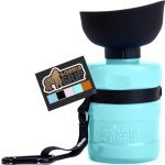Gorilla Grip Portable Dog Water Bottle and Bowl