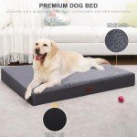 MIHIKK Waterproof Orthopedic Dog Bed, Medium Size